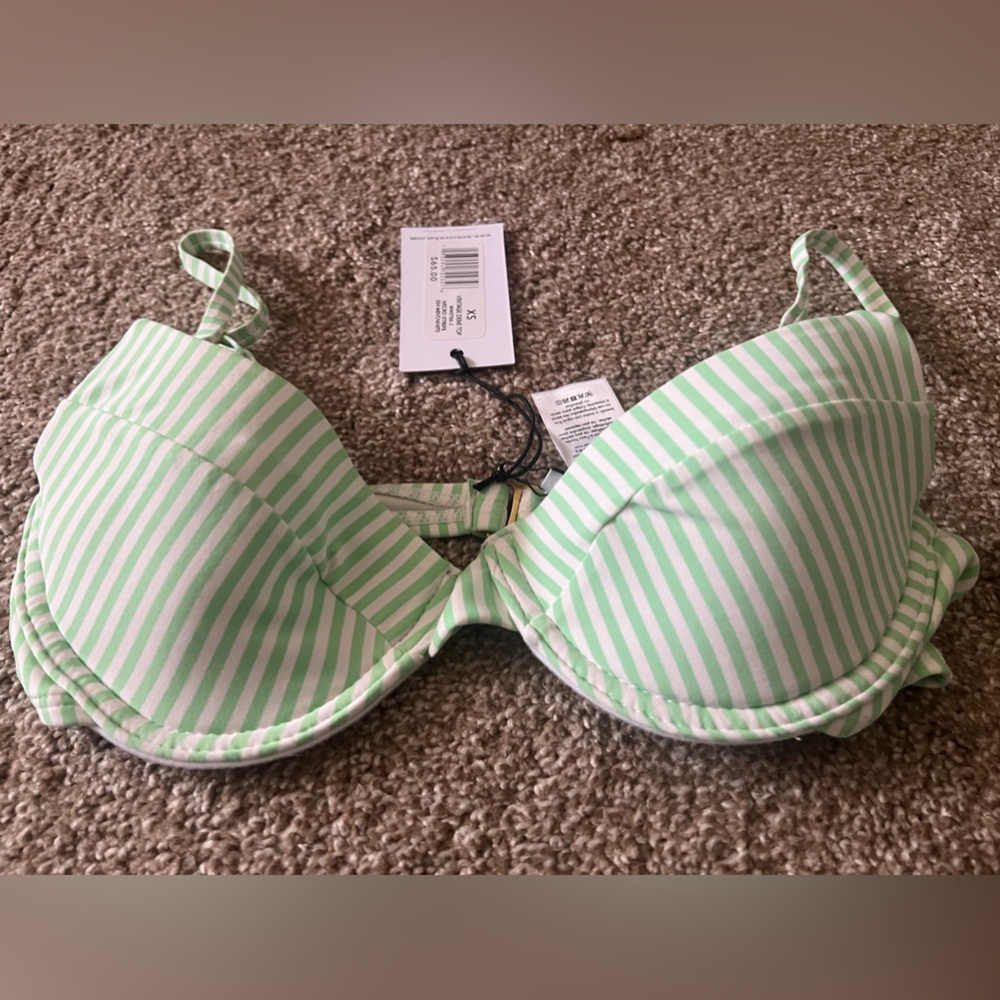 NWT WeWoreWhat Delilah bikini bottom (S) and WeWoreWhat Vintage Demi top (XS)